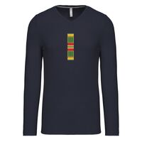 T-shirt col V manches longues de marque Kariban Vignette
