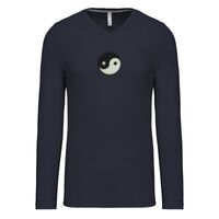 T-shirt col V manches longues de marque Kariban Vignette