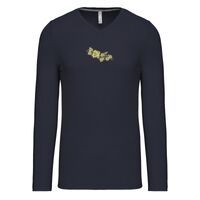 T-shirt col V manches longues de marque Kariban Vignette