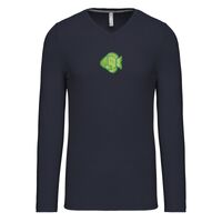 T-shirt col V manches longues de marque Kariban Vignette