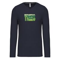 T-shirt col V manches longues de marque Kariban Vignette