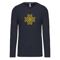 T-shirt col V manches longues de marque Kariban Vignette