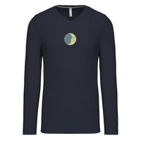 T-shirt col V manches longues de marque Kariban Vignette