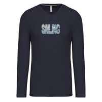 T-shirt col V manches longues de marque Kariban Vignette
