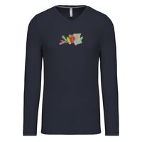T-shirt col V manches longues de marque Kariban Vignette