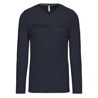 T-shirt col V manches longues de marque Kariban Vignette