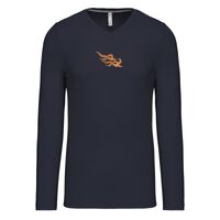T-shirt col V manches longues de marque Kariban Vignette