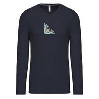 T-shirt col V manches longues de marque Kariban Vignette