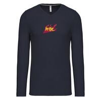 T-shirt col V manches longues de marque Kariban Vignette