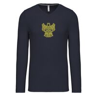 T-shirt col V manches longues de marque Kariban Vignette