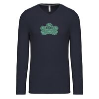 T-shirt col V manches longues de marque Kariban Vignette