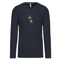 T-shirt col V manches longues de marque Kariban Vignette