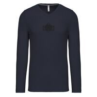 T-shirt col V manches longues de marque Kariban Vignette