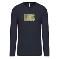 T-shirt col V manches longues de marque Kariban Vignette