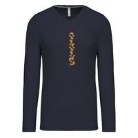 T-shirt col V manches longues de marque Kariban Vignette