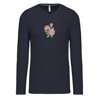 T-shirt col V manches longues de marque Kariban Vignette