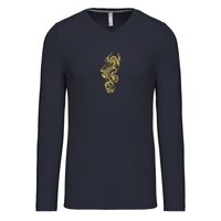 T-shirt col V manches longues de marque Kariban Vignette
