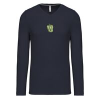 T-shirt col V manches longues de marque Kariban Vignette