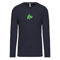 T-shirt col V manches longues de marque Kariban Vignette