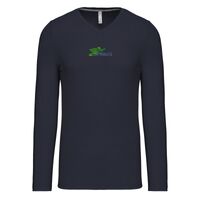 T-shirt col V manches longues de marque Kariban Vignette