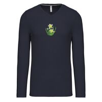 T-shirt col V manches longues de marque Kariban Vignette