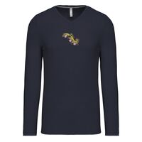 T-shirt col V manches longues de marque Kariban Vignette