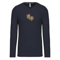 T-shirt col V manches longues de marque Kariban Vignette