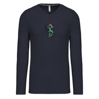 T-shirt col V manches longues de marque Kariban Vignette
