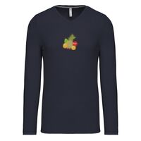 T-shirt col V manches longues de marque Kariban Vignette