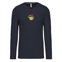 T-shirt col V manches longues de marque Kariban Vignette