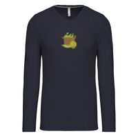 T-shirt col V manches longues de marque Kariban Vignette