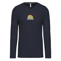 T-shirt col V manches longues de marque Kariban Vignette