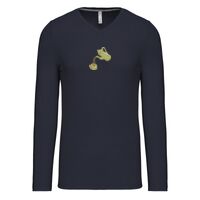 T-shirt col V manches longues de marque Kariban Vignette