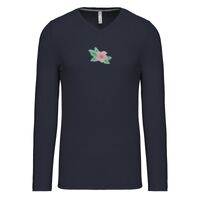 T-shirt col V manches longues de marque Kariban Vignette