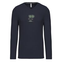 T-shirt col V manches longues de marque Kariban Vignette