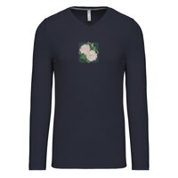 T-shirt col V manches longues de marque Kariban Vignette