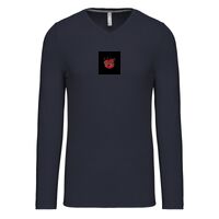 T-shirt col V manches longues de marque Kariban Vignette