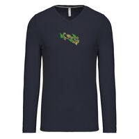 T-shirt col V manches longues de marque Kariban Vignette