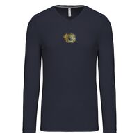 T-shirt col V manches longues de marque Kariban Vignette