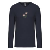 T-shirt col V manches longues de marque Kariban Vignette