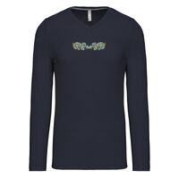 T-shirt col V manches longues de marque Kariban Vignette