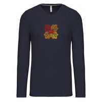 T-shirt col V manches longues de marque Kariban Vignette