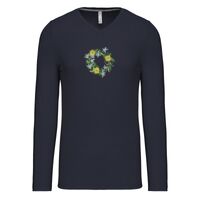 T-shirt col V manches longues de marque Kariban Vignette