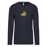 T-shirt col V manches longues de marque Kariban Vignette