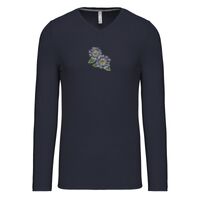 T-shirt col V manches longues de marque Kariban Vignette