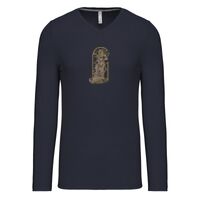 T-shirt col V manches longues de marque Kariban Vignette