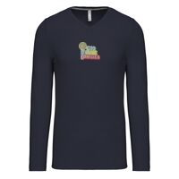 T-shirt col V manches longues de marque Kariban Vignette