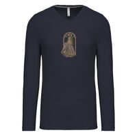 T-shirt col V manches longues de marque Kariban Vignette