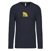 T-shirt col V manches longues de marque Kariban Vignette