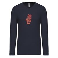 T-shirt col V manches longues de marque Kariban Vignette